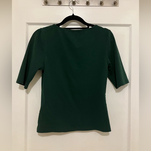 Hell Bunny Teal-ish Green Short Sleeve Top - Picture 3 of 3